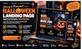 design a high converting halloween landing page for shopify or wordpress