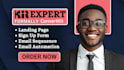setup convertkit newsletter design kit landing page kit email sequence expert