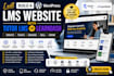 build a wordpress lms website with tutor lms or learndash