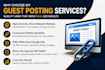 provide guest post backlinks, SEO guest posting service