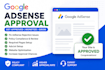get google adsense approval for website shopify wordpress affiliates blog sites