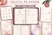 design hyperlinked planner,  etsy digital planner, digital journal, KDP journal