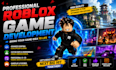 develop a complete roblox game with custom scripting and gameplay