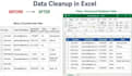 clean excel data, build spreadsheets and design presentations