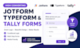design high converting jotform typeform and tally forms with smart logic setup