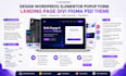 design wordpress elementor popup form landing page divi figma PSD theme website