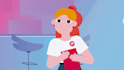 make interactive rive, lottie animation mascot ui animation state machine web