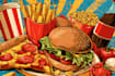 make a food pop art illustration