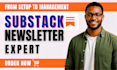 setup substack publication substack growth substack newsletter design substack