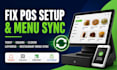 fix toast pos setup square pos clover pos loyverse pos restaurant menu sync