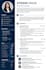 design a professional modern CV resume in canva