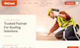 design squarespace roofing website roofing company contractor website