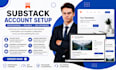 setup and customize your substack newsletter and publication