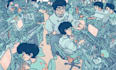 do comic book illustration, comic page, graphics novel, webcomic, retro comic