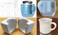 design ceramic slip casting mold, plaster mold and 3d printable stl