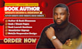 design a professional book author website and landing page