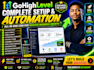 setup gohighlevel crm automation workflows and funnel