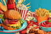 make a food pop art illustration
