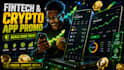 launch fintech web3 app promo finance crypto software blockchain saas ai video