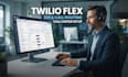 setup twilio flex call center IVR call routing call forwarding caller id sip