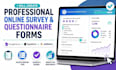 create professional online survey and questionnaire forms