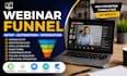 create a high converting webinar funnel and automation