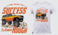 design trendy typography and illustration t shirt designs