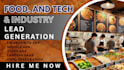 food tech ads, food industry, food elements qualified leads, google ads, meta ad