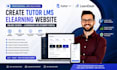 create tutor lms elearning website, online course, learndash lms student portal