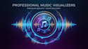 create a stunning music visualizer and audio spectrum