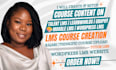 create course content on talentlms, learnworld, graphy, moodle and wordpress lms