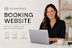 squarespace booking website business design acuity scheduling pilates website