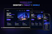use HTML, CSS, js to design responsive front end website