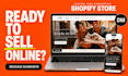 do shopify website design, redesign, dropshipping store, shopify website