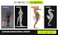 convert your 2d image into a 3d printable stl model