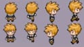 pixel art character, topdown character, pixel art animation, isometric pixel art
