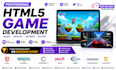 create HTML5 games using phaser, construct 3, pixijs, webgl game, mugen engine