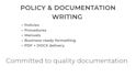 develop clear policies and procedures for your business