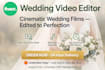 create a beautiful cinematic wedding highlight video