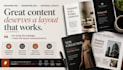 design magazine ads and newspaper ads with professional editorial layout