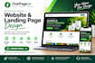 do landing page design onepage io website design and onepage io