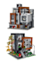 create a 3d custom lego architecture moc building with detailed instructions