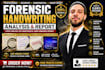 do handwriting and signature analysis, forgery detection, report writing,