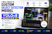 build custom object detection model using yolov8 and deploy it as API