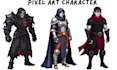 pixel art character pixel sprite sheet character design pixel art animation 8bit