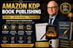 publish your book on amazon kdp, edit, beta read your manuscript, cover design