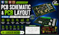 design custom pcb schematic and pcb layout in kicad