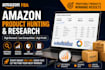 amazon product research and profitable product hunting