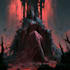 horror vampire lord queen character desing