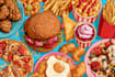 do a food pop art illustration